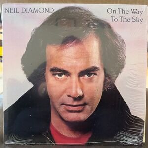 Neil Diamond On The Way‎ To The Sky Vinyl LP Columbia TC 37628 1981 Pop Rock